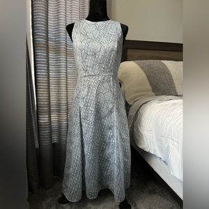 Banana Republic light blue floral dress 12p